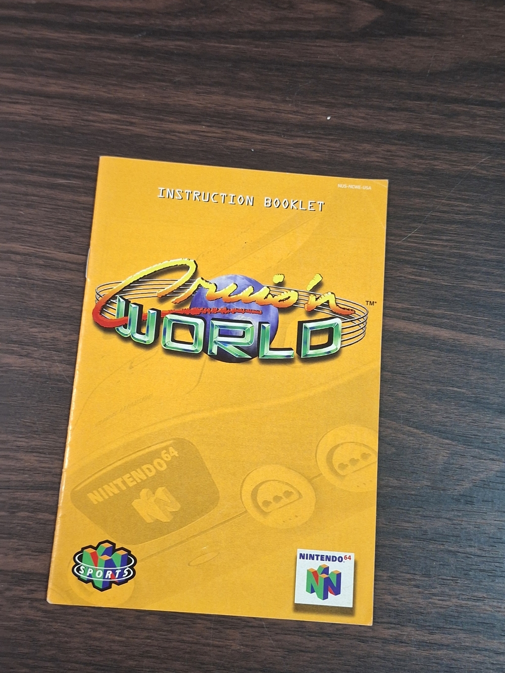 BEST OFFER? Nintendo Cruis'n World Instruction Manual
